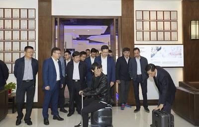 绍兴市市长盛阅春一行莅临爱尔威智能科技，共探智能科技新未来